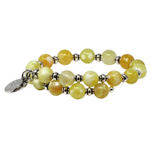 Load image into Gallery viewer, Wind & Fire Lemon Quartz Wrap, 8mm