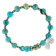 Load image into Gallery viewer, Wind & Fire Turquoise Imperial Jasper Wrap, 8mm