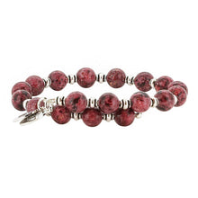 Load image into Gallery viewer, Wind & Fire Rhodonite Wrap, 8mm