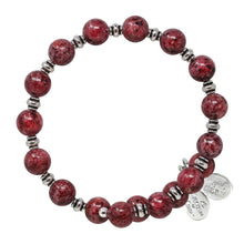 Load image into Gallery viewer, Wind & Fire Rhodonite Wrap, 8mm