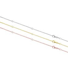 Load image into Gallery viewer, Adjustable length necklace findings in three colors of Sterling Silver
