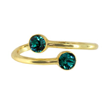 Load image into Gallery viewer, Wind & Fire May Birthstone Sterling Silver Ring Wrap