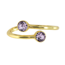 Load image into Gallery viewer, Wind & Fire June Birthstone Sterling Silver Ring Wrap