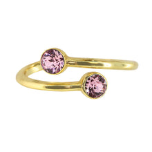 Load image into Gallery viewer, Wind & Fire October Birthstone Sterling Silver Ring Wrap