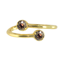 Load image into Gallery viewer, Wind & Fire November Birthstone Sterling Silver Ring Wrap