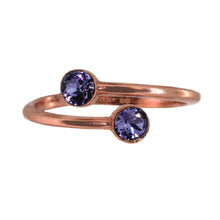 Load image into Gallery viewer, Wind & Fire TANZANITE Sterling Silver Ring Wrap
