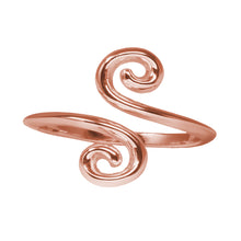 Load image into Gallery viewer, Wind & Fire Swirls Sterling Silver Ring Wrap