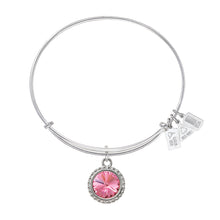 Load image into Gallery viewer, Wind &amp; Fire October Birthstone Charm Bangle
