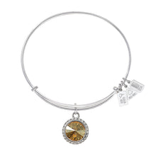 Load image into Gallery viewer, Wind &amp; Fire November Birthstone Charm Bangle
