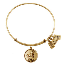 Load image into Gallery viewer, Wind &amp; Fire Aries (Ram) Charm Bangle
