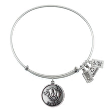 Load image into Gallery viewer, Wind &amp; Fire Taurus (Bull) Charm Bangle
