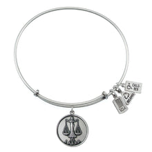 Load image into Gallery viewer, Wind &amp; Fire Libra (Scales) Charm Bangle
