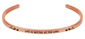 Wind & Fire Life is Better at the Lake Cuff Bangle