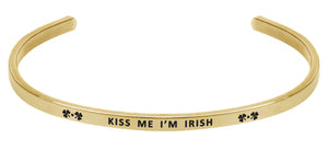 Wind & Fire Kiss Me I'm Irish Cuff Bangle