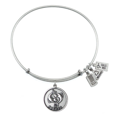 Wind & Fire Pisces (Fish) Charm Bangle