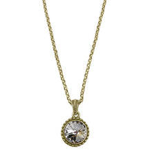 Load image into Gallery viewer, Wind &amp; Fire April Birthstone Charm Necklace
