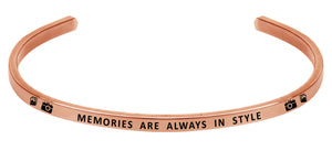 Wind & Fire Memories are Always in Style Cuff Bangle