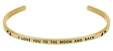 Wind & Fire I Love You to the Moon and Back Cuff Bangle