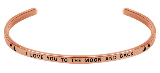 Wind & Fire I Love You to the Moon and Back Cuff Bangle