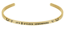 Load image into Gallery viewer, Wind &amp; Fire It&#39;s Five O&#39;Clock Somewhere Cuff Bangle
