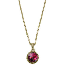Load image into Gallery viewer, Wind &amp; Fire October Birthstone Charm Necklace
