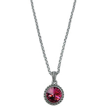 Load image into Gallery viewer, Wind &amp; Fire October Birthstone Charm Necklace
