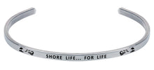 Load image into Gallery viewer, Wind &amp; Fire Shore Life... For Life Cuff Bangle
