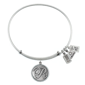 Wind & Fire Love Letter 'R' Charm Bangle