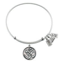 Load image into Gallery viewer, Wind &amp; Fire Om Charm Bangle
