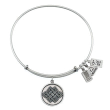Load image into Gallery viewer, Wind &amp; Fire Endless Knot Charm Bangle
