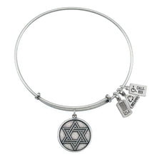 Load image into Gallery viewer, Wind &amp; Fire Star of David (Jewish Star) Charm Bangle

