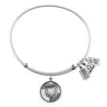 Load image into Gallery viewer, Wind &amp; Fire Sister w/Peach Charm Bangle
