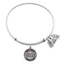 Load image into Gallery viewer, Wind &amp; Fire YOLO Charm Bangle

