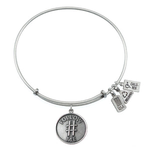 Wind & Fire Hashtag "Follow Me" Charm Bangle