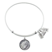 Load image into Gallery viewer, Wind &amp; Fire Marathon Runner Charm Bangle
