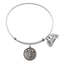 Load image into Gallery viewer, Wind &amp; Fire Cheerleader Charm Bangle
