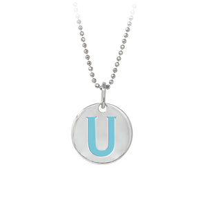 Wind & Fire Turquoise "U" Sterling Silver Necklace