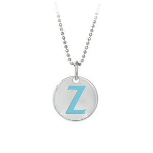 Wind & Fire Turquoise "Z" Sterling Silver Necklace