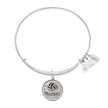 Load image into Gallery viewer, Wind &amp; Fire Volleyball Charm Bangle
