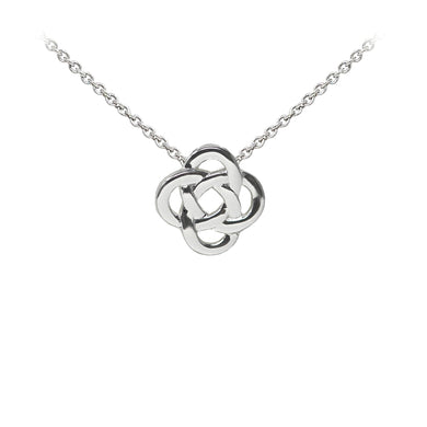 Wind & Fire Celtic Knot Sterling Silver Dainty Necklace