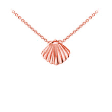 Load image into Gallery viewer, Wind &amp; Fire Seashell Sterling Silver Dainty Necklace
