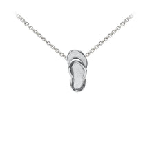 Load image into Gallery viewer, Wind &amp; Fire Flip Flop Sterling Silver Dainty Necklace
