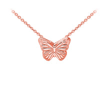 Load image into Gallery viewer, Wind &amp; Fire Butterfly Sterling Silver Dainty Necklace
