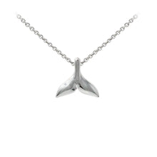 Load image into Gallery viewer, Wind &amp; Fire Whale Tail Sterling Silver Dainty Necklace
