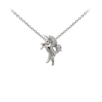 Wind & Fire Unicorn Sterling Silver Dainty Necklace