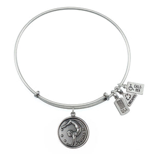 Wind & Fire Gymnast Charm Bangle