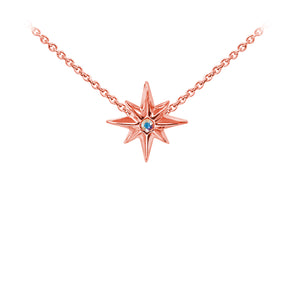 Wind & Fire North Star Sterling Silver Dainty Necklace