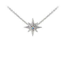 Load image into Gallery viewer, Wind &amp; Fire North Star Sterling Silver Dainty Necklace
