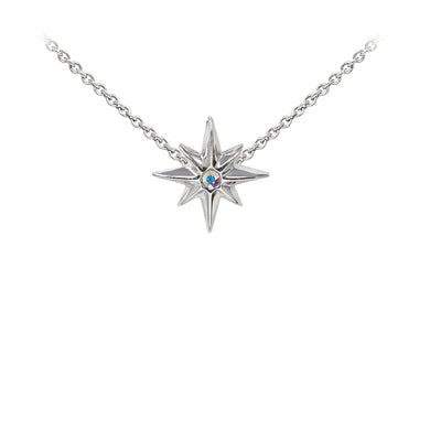Wind & Fire North Star Sterling Silver Dainty Necklace