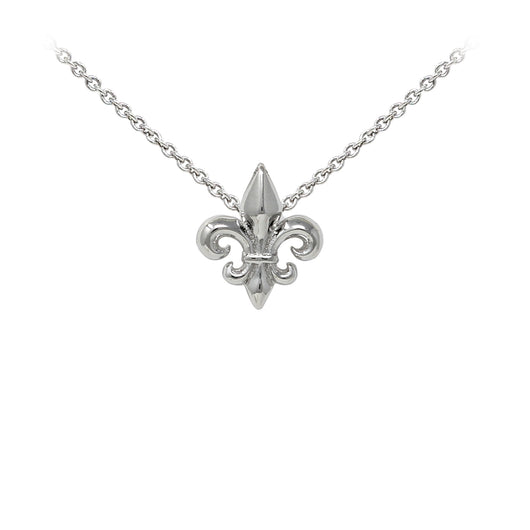 Wind & Fire Fleur-de-Lis Sterling Silver Dainty Necklace